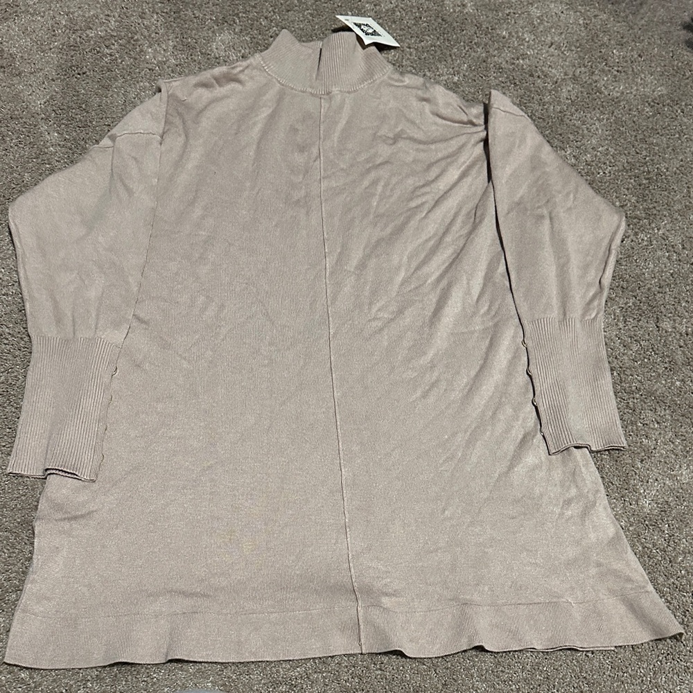 Beige Long Sleeve Sweater